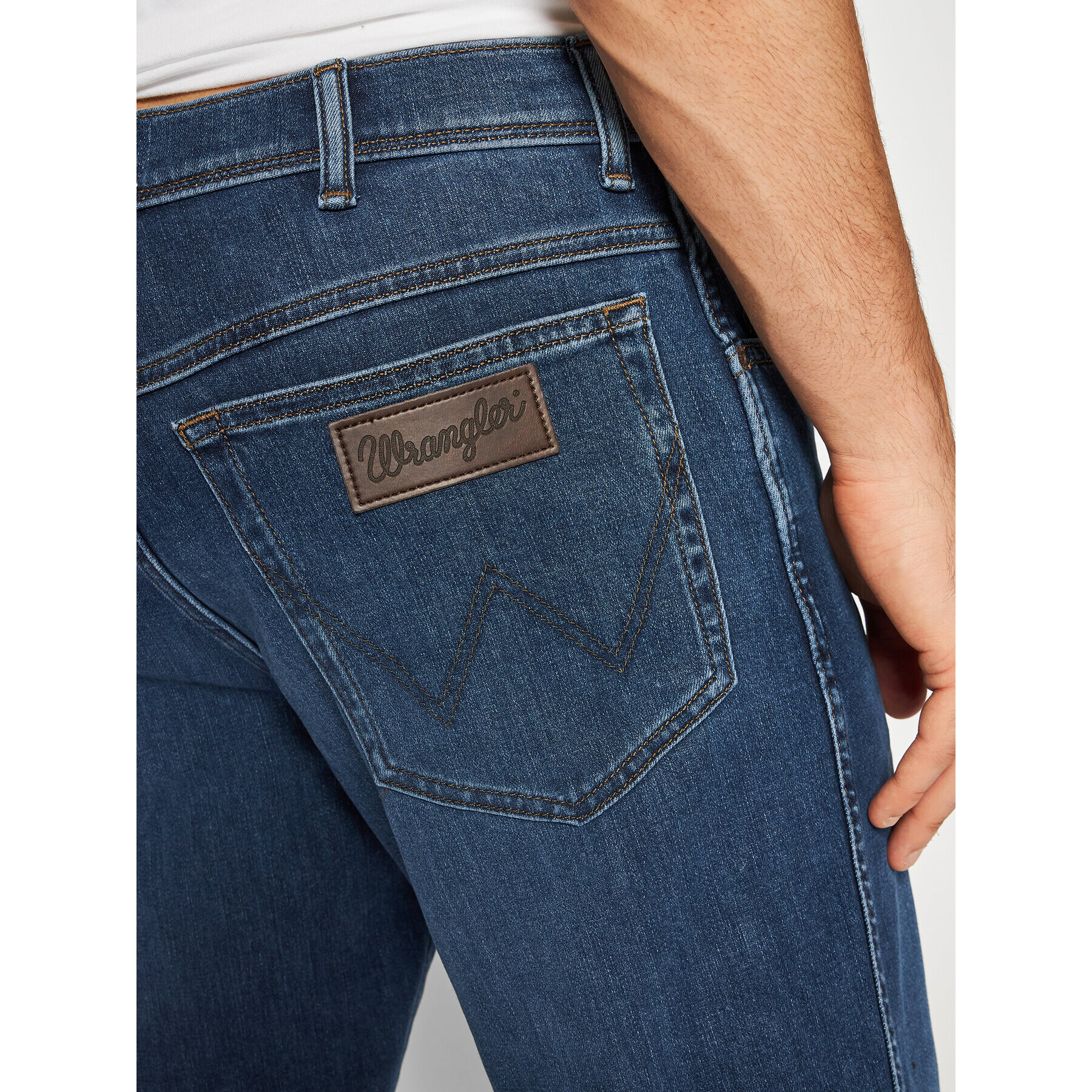 Wrangler Blugi Texas W12SAO67S Bleumarin Slim Fit - Pled.ro