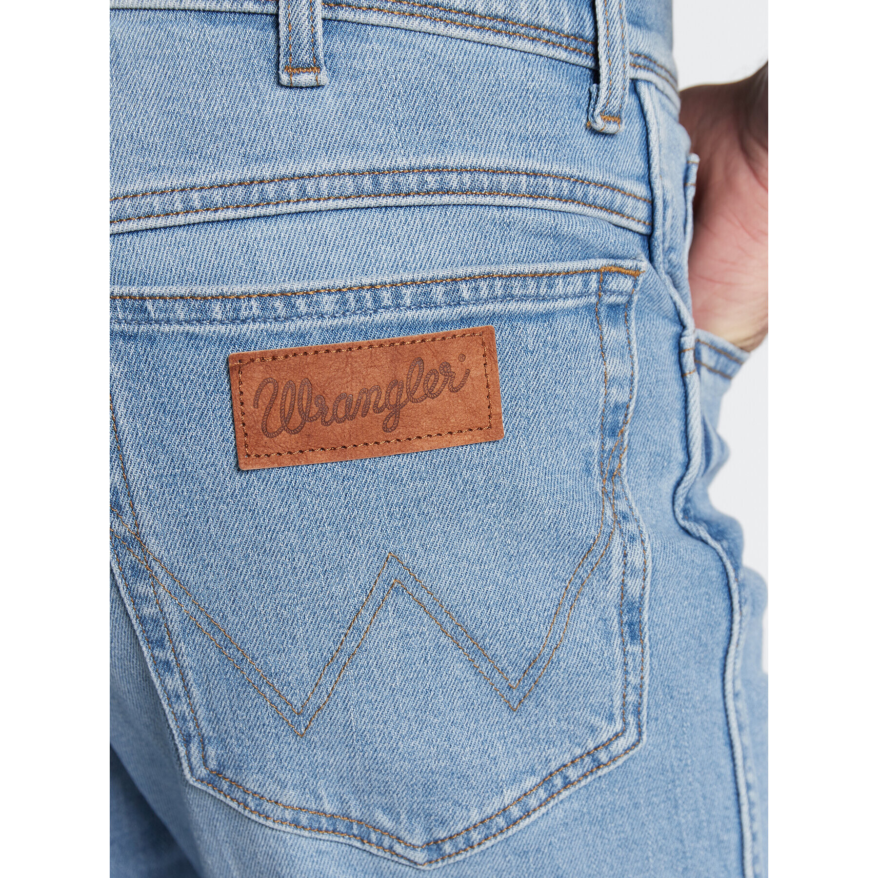 Wrangler Blugi W12SJX21E 112322678 Albastru Slim Fit - Pled.ro