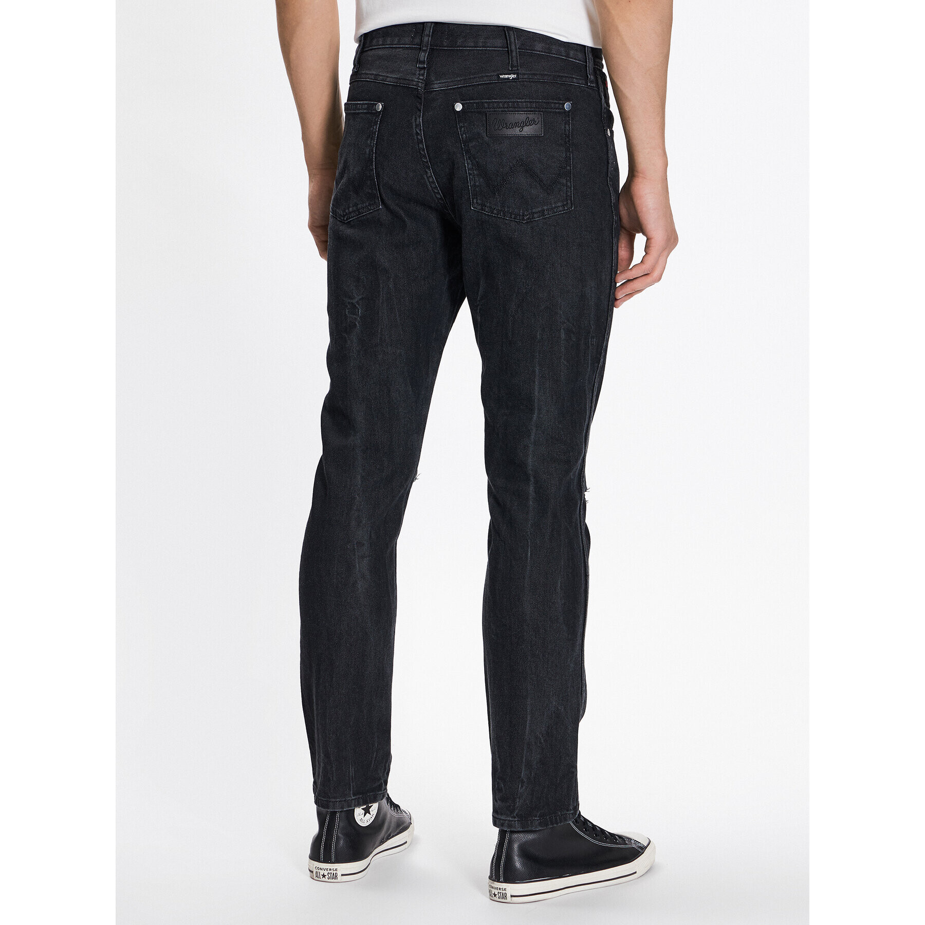 Wrangler Blugi W18S3018O Negru Slim Fit - Pled.ro