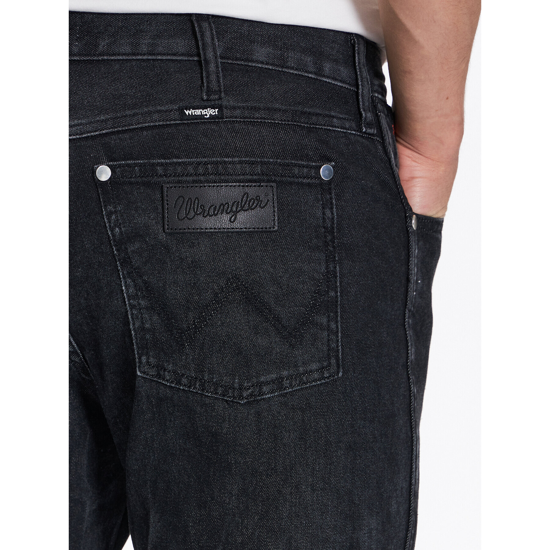 Wrangler Blugi W18S3018O Negru Slim Fit - Pled.ro