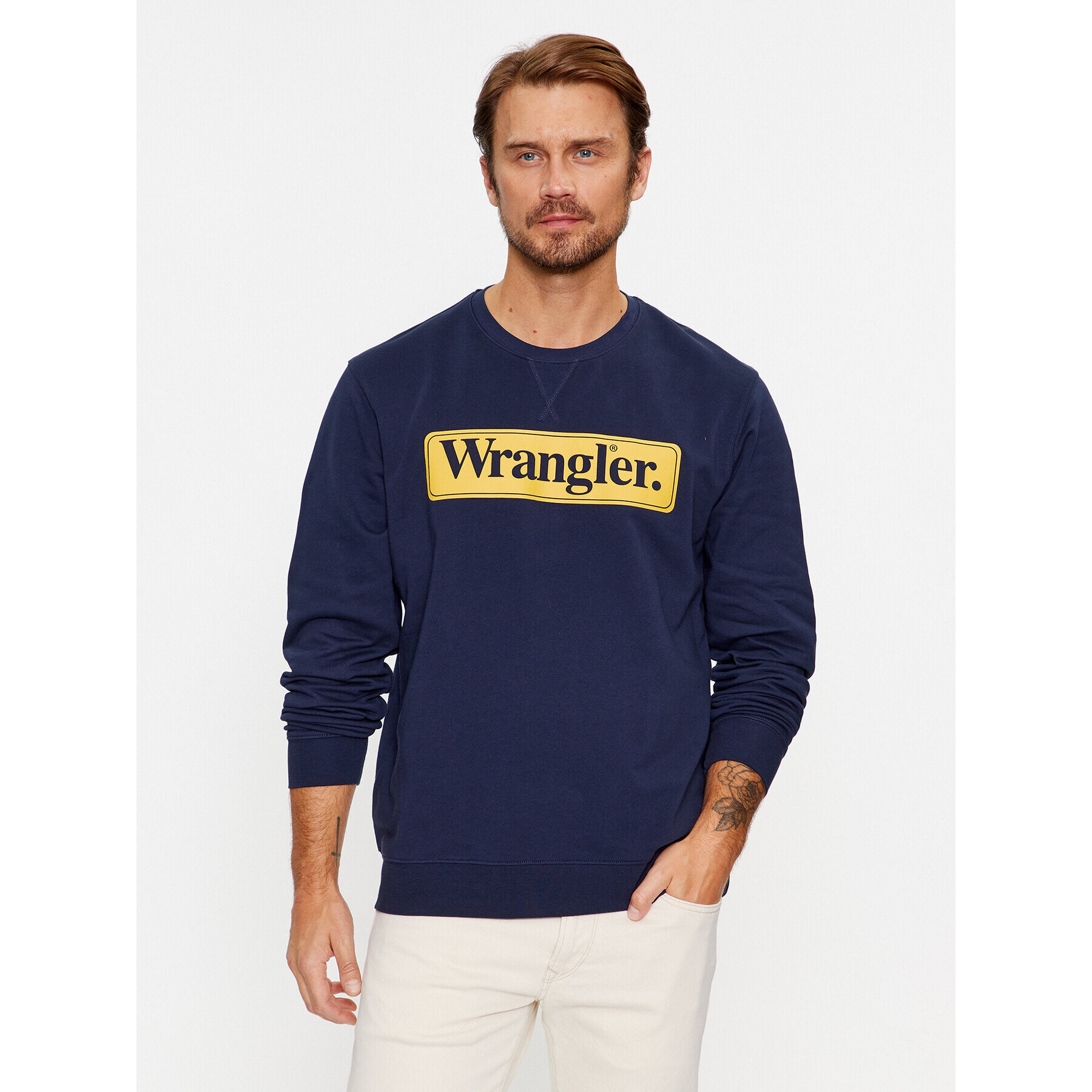 Wrangler Bluză Seasonal 112341196 Bleumarin Regular Fit - Pled.ro