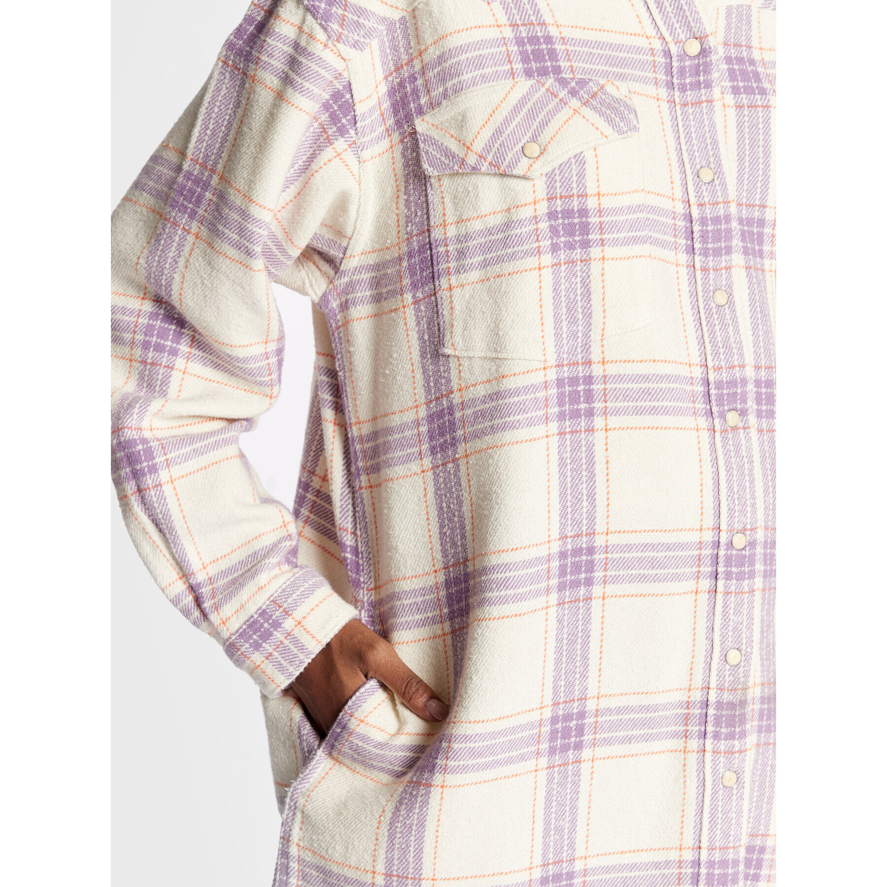 Wrangler Cămașă Jumbo W52L8QXWW 112321355 Violet Relaxed Fit - Pled.ro