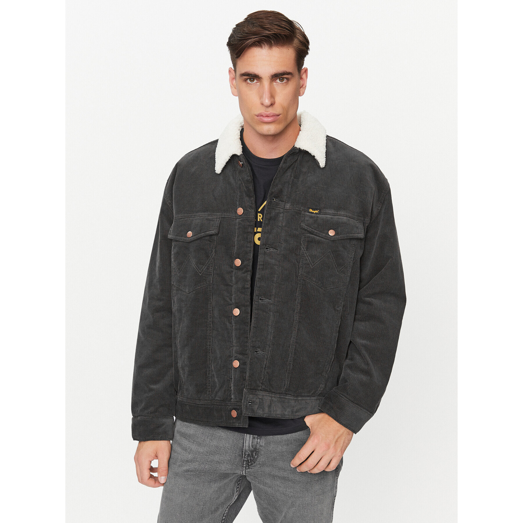 Wrangler Geacă Anti Fit 112341244 Negru Regular Fit - Pled.ro