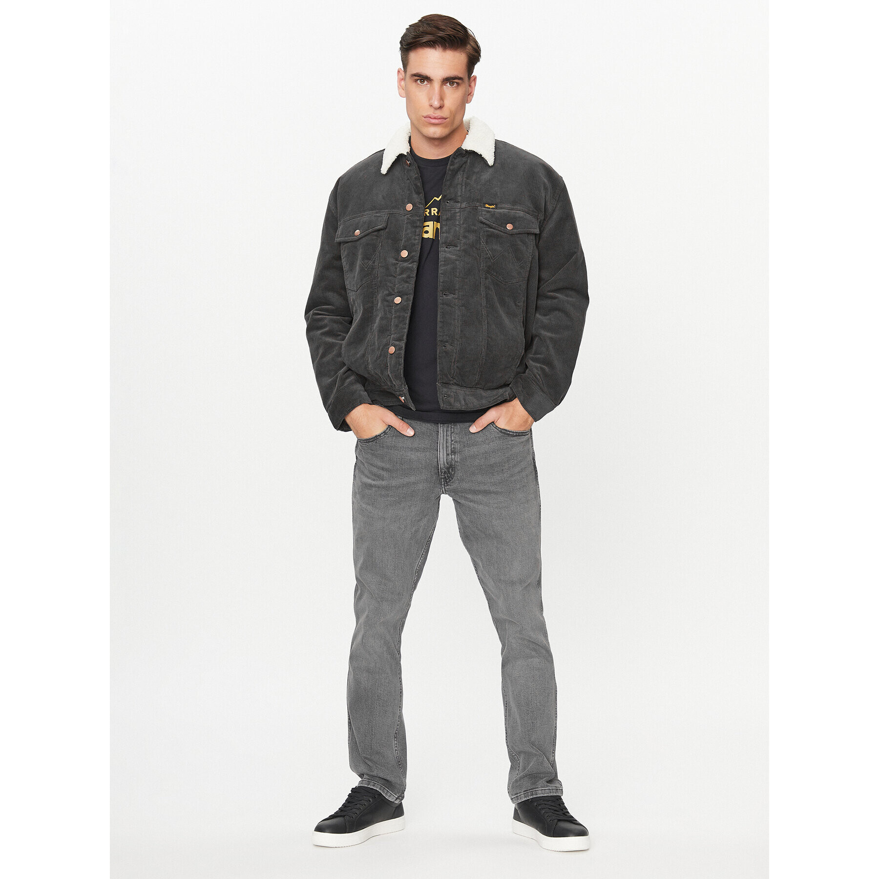 Wrangler Geacă Anti Fit 112341244 Negru Regular Fit - Pled.ro