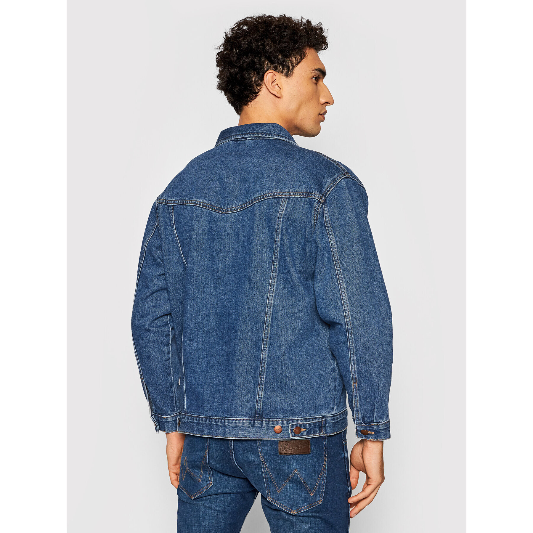 Wrangler Geacă de blugi Heritage W4364933V Bleumarin Regular Fit - Pled.ro