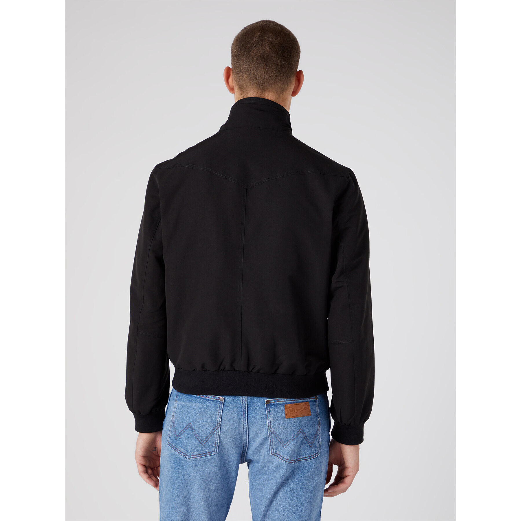 Wrangler Geacă Harrington W481WW100 112331615 Negru Regular Fit - Pled.ro