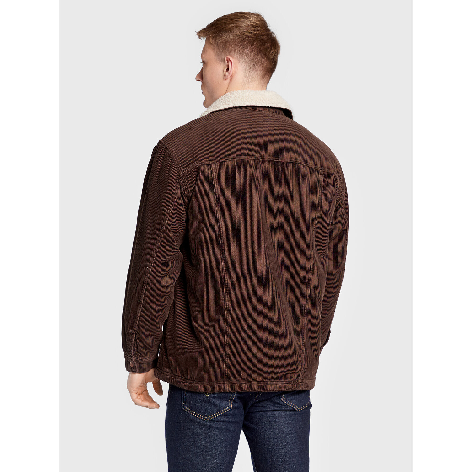 Wrangler Geacă Sherpa W445AHH38 112324535 Maro Regular Fit - Pled.ro