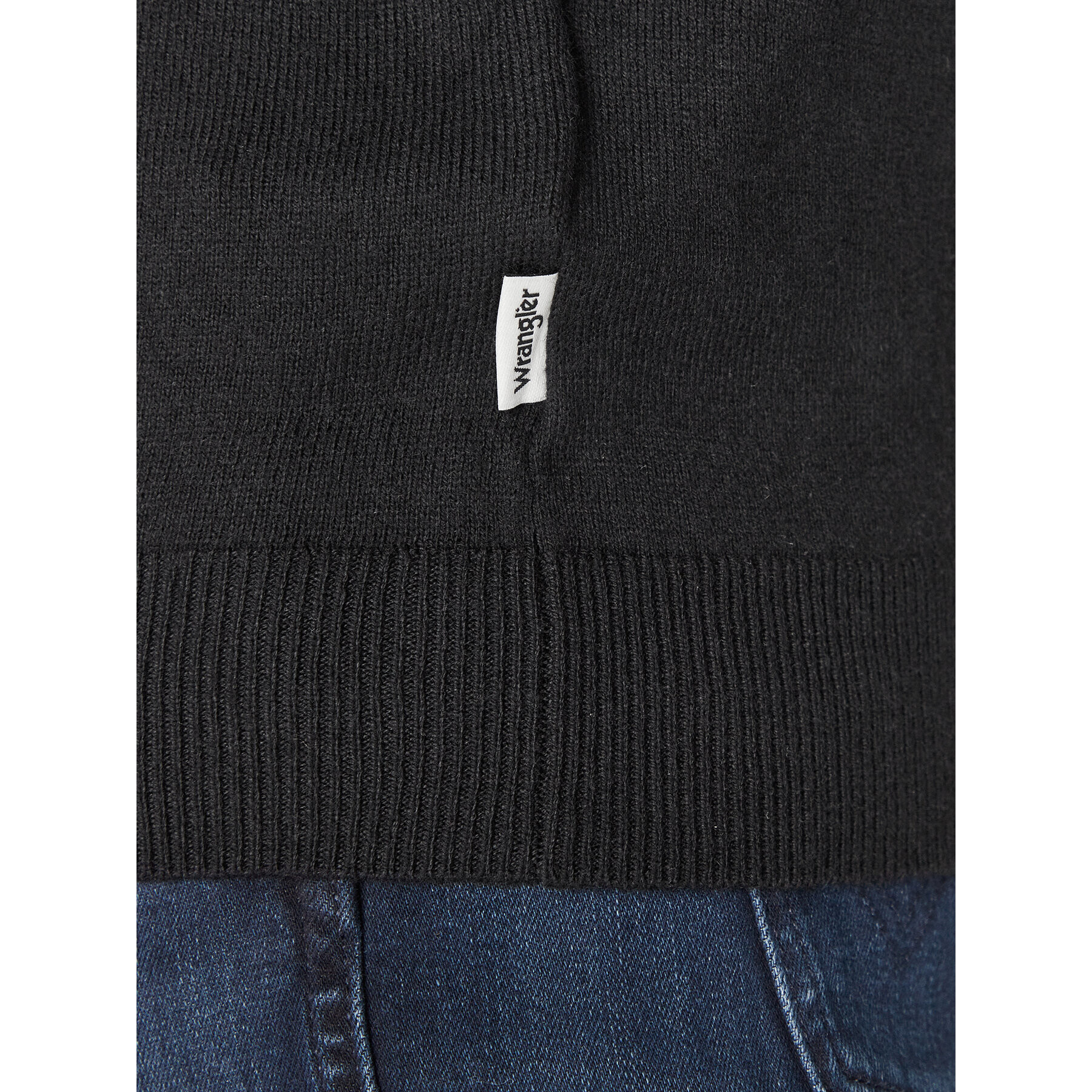 Wrangler Pulover 112343108 Negru Regular Fit - Pled.ro