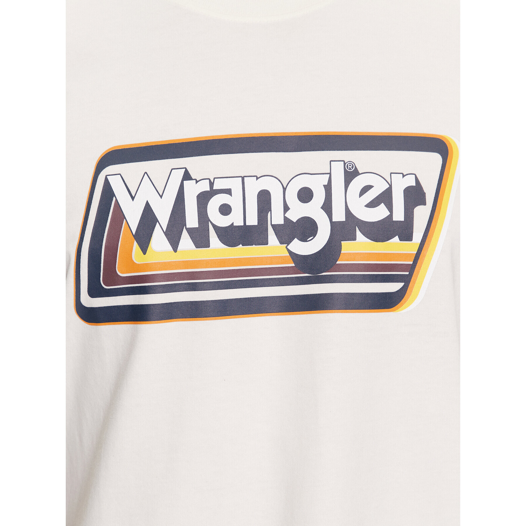 Wrangler Tricou 112341195 Alb Relaxed Fit - Pled.ro