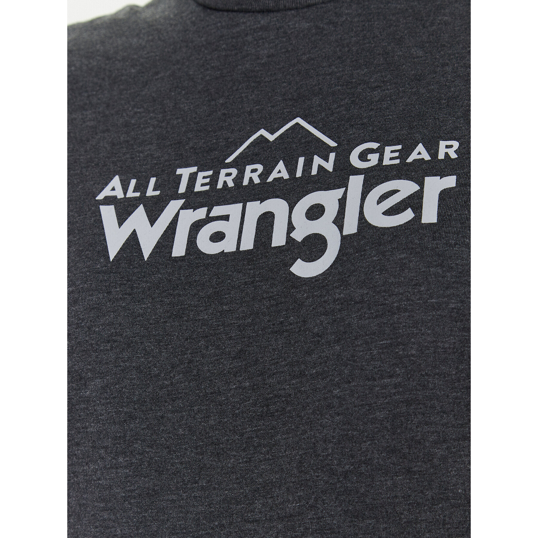 Wrangler Tricou Logo Tee WC5FGEB00 112326375 Gri Regular Fit - Pled.ro