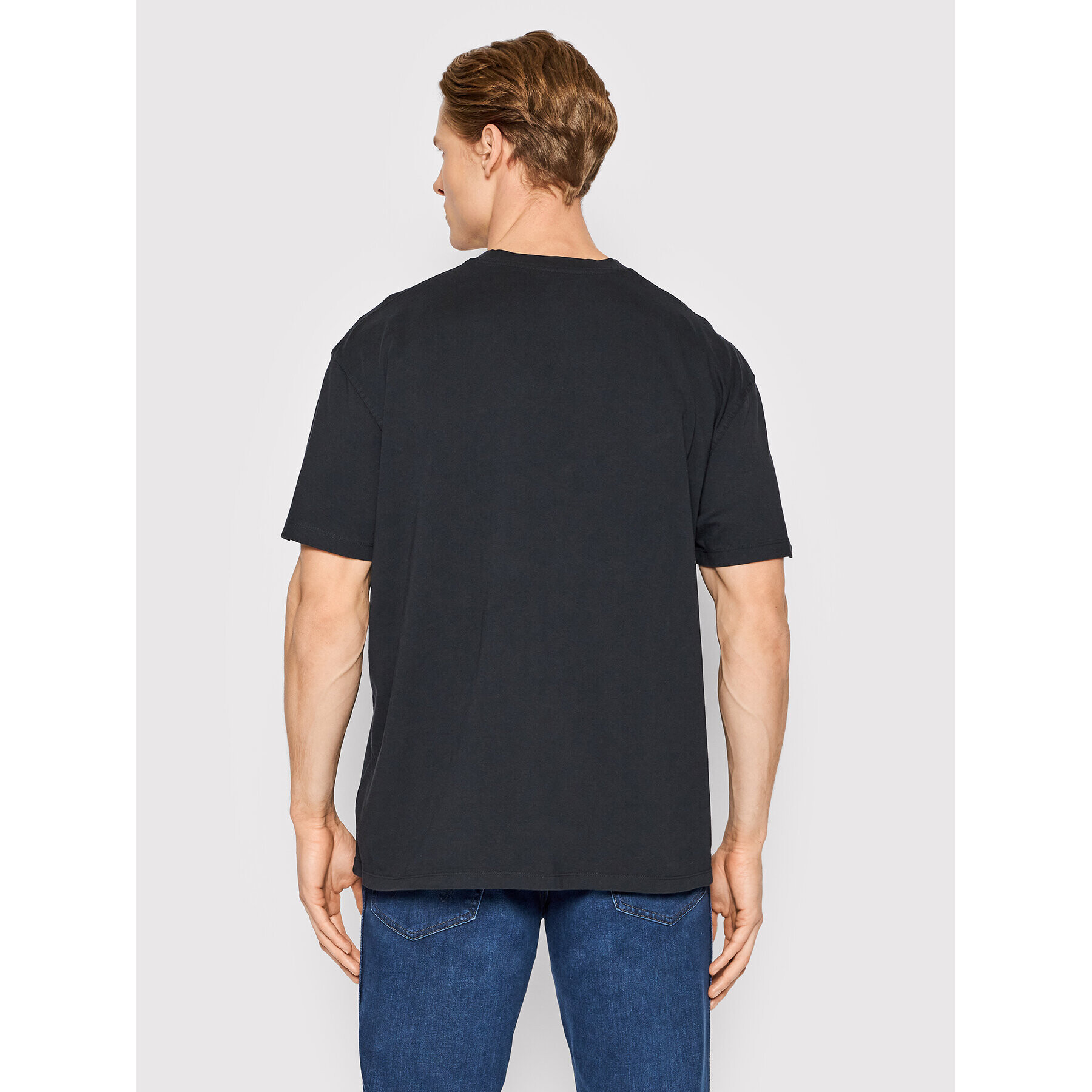 Wrangler Tricou Vintage W7L4GFXVD Negru Regular Fit - Pled.ro