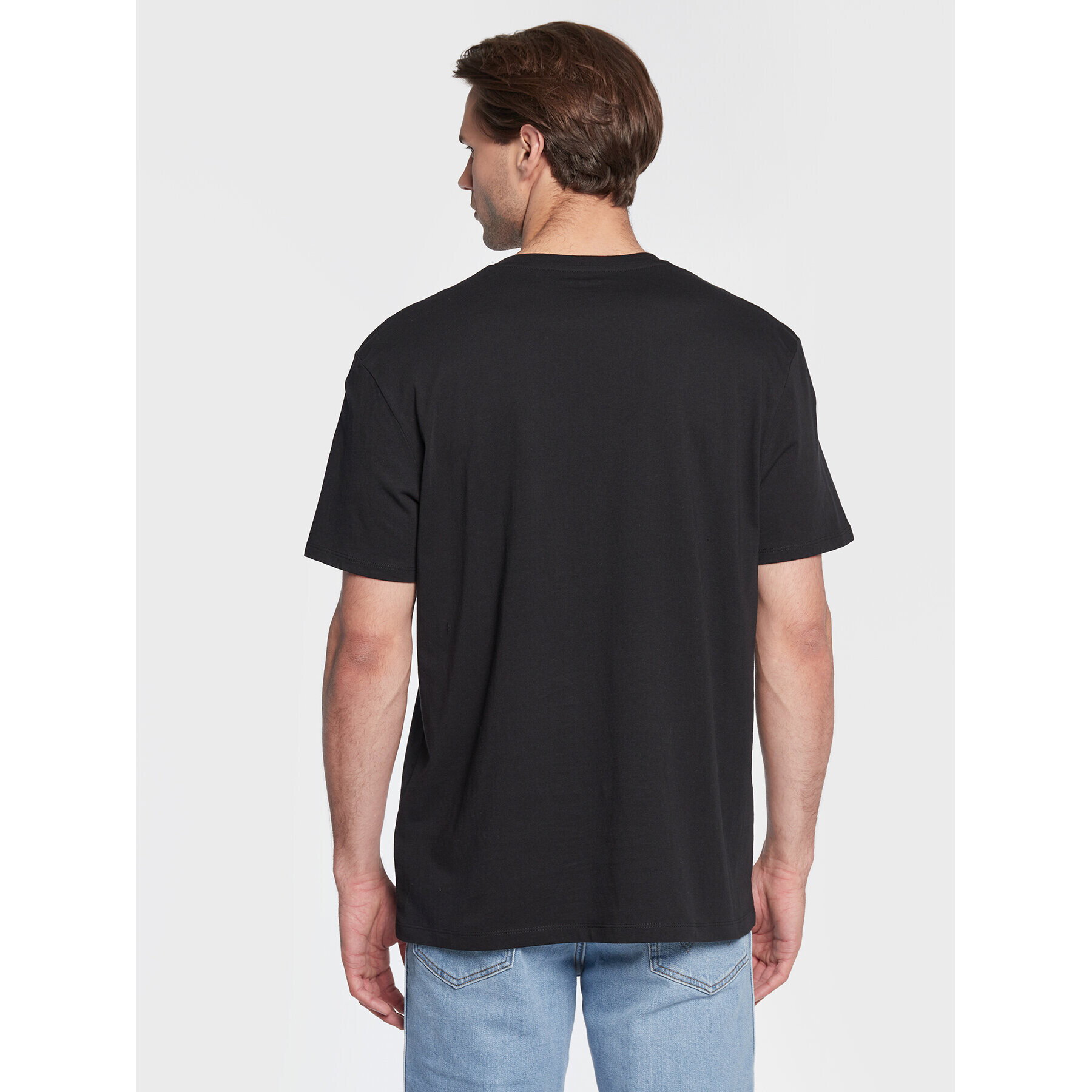 Wrangler Tricou W70SD3101 112321343 Negru Regular Fit - Pled.ro