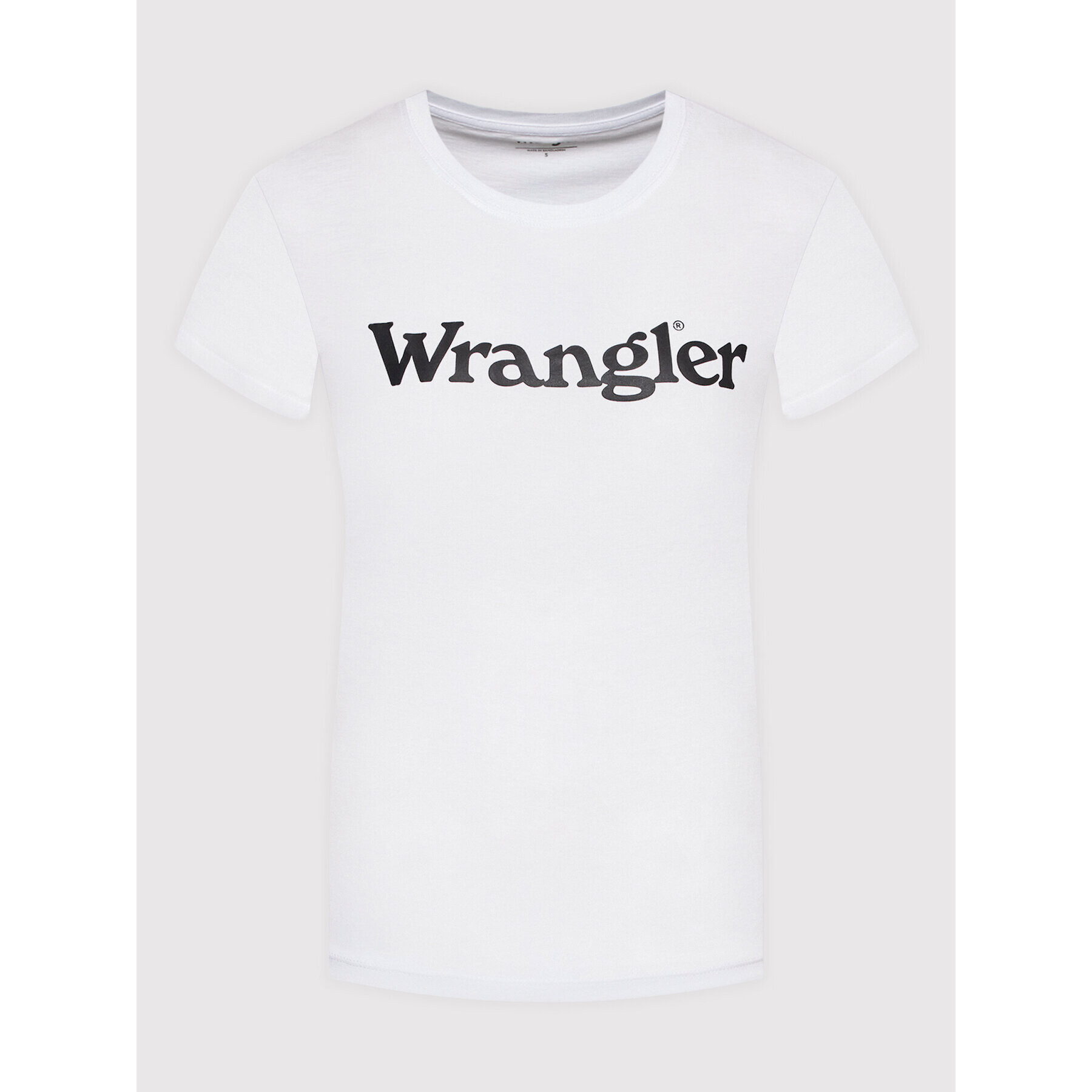 Wrangler Tricou W7N4GH989 Alb Regular Fit - Pled.ro