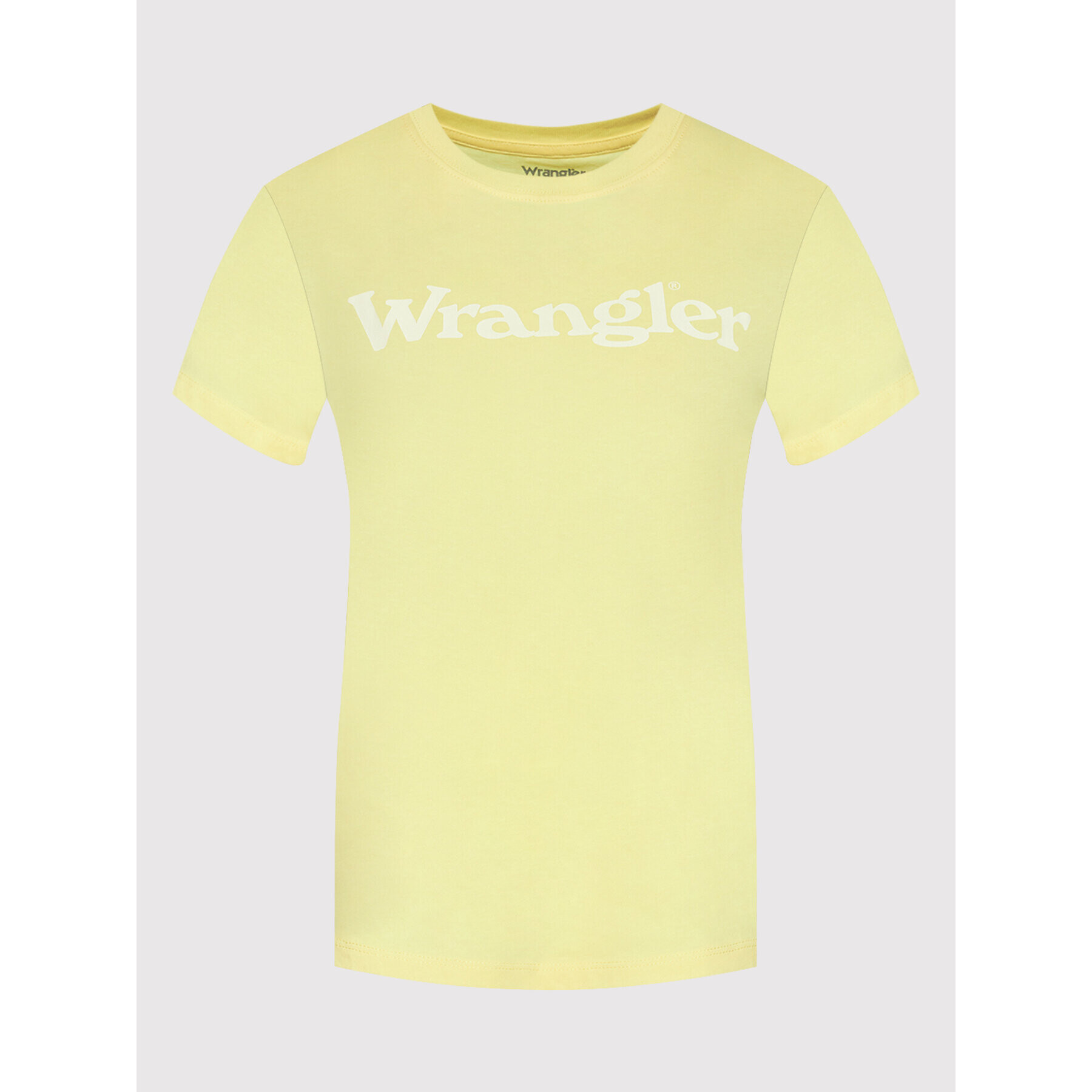 Wrangler Tricou W7N4GHY19 Galben Regular Fit - Pled.ro