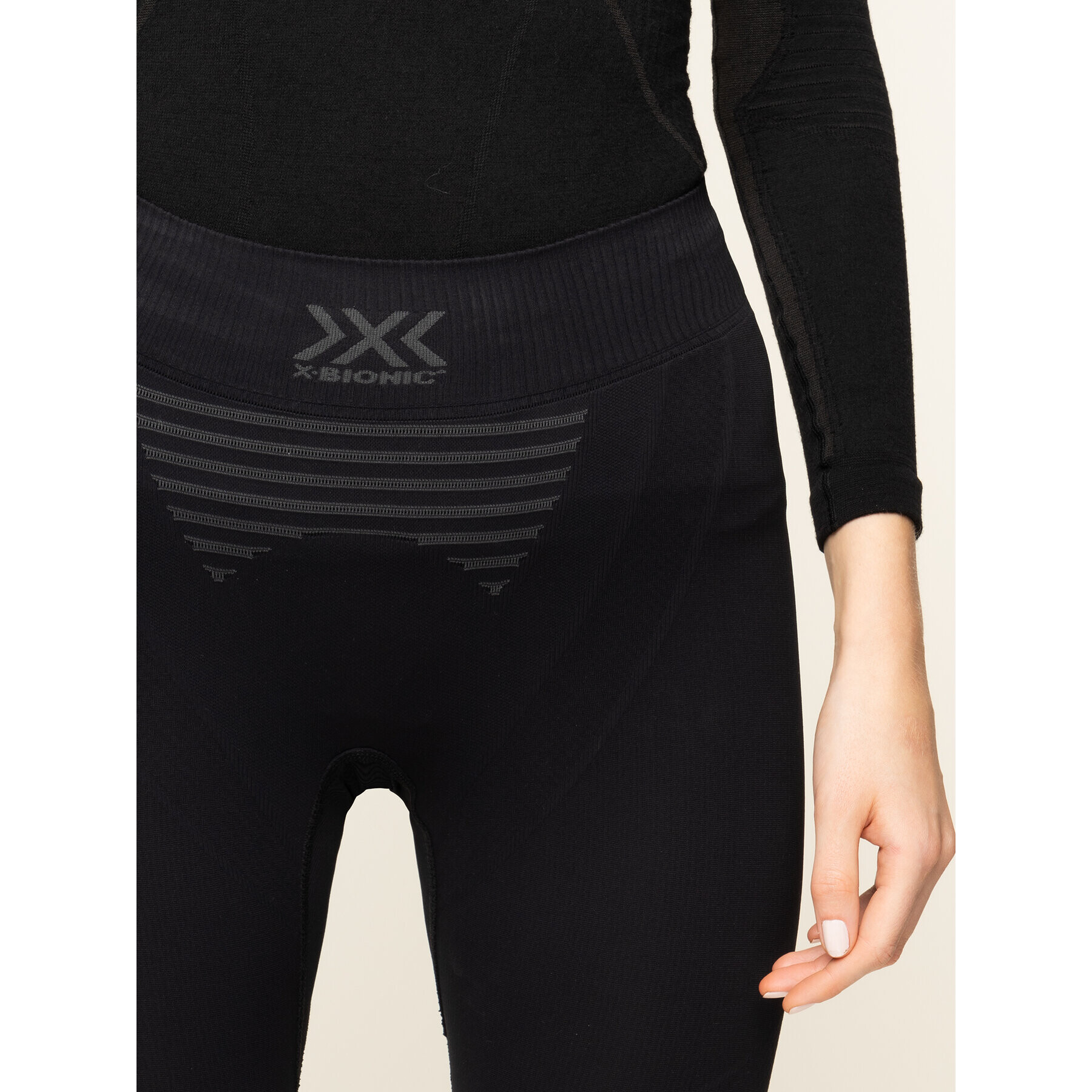 X-Bionic Colanți Invent 4.0 INYP05W19W Negru Slim Fit - Pled.ro