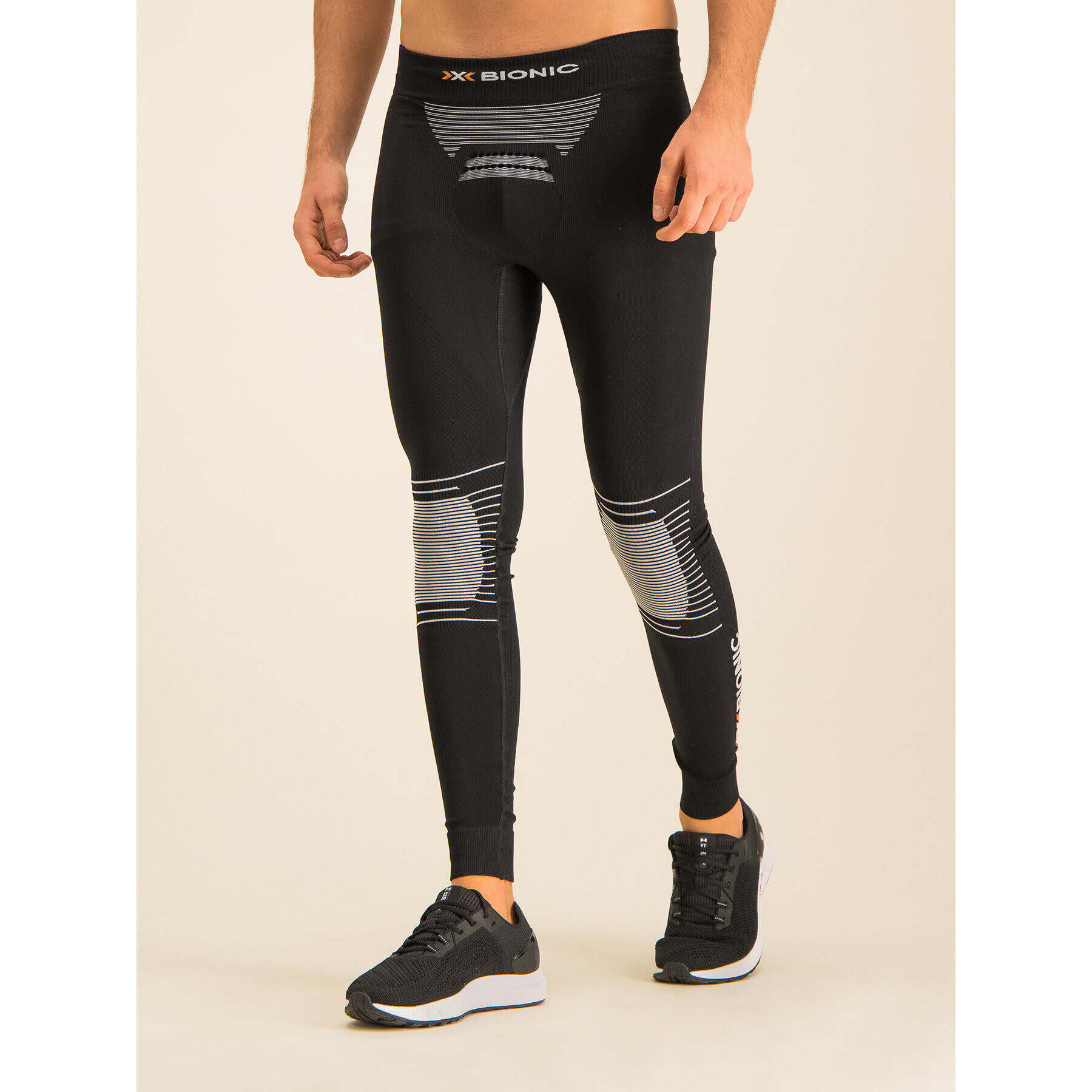 X-Bionic Lenjerie de corp termoactivă partea de jos Energizer 4.0 NGYP05W19M Negru Slim Fit - Pled.ro