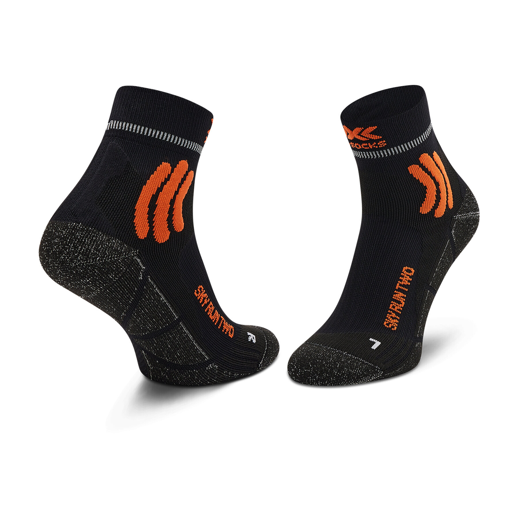 X-Socks Șosete Lungi pentru Bărbați Sky Run Two XSRS14S19U Negru - Pled.ro