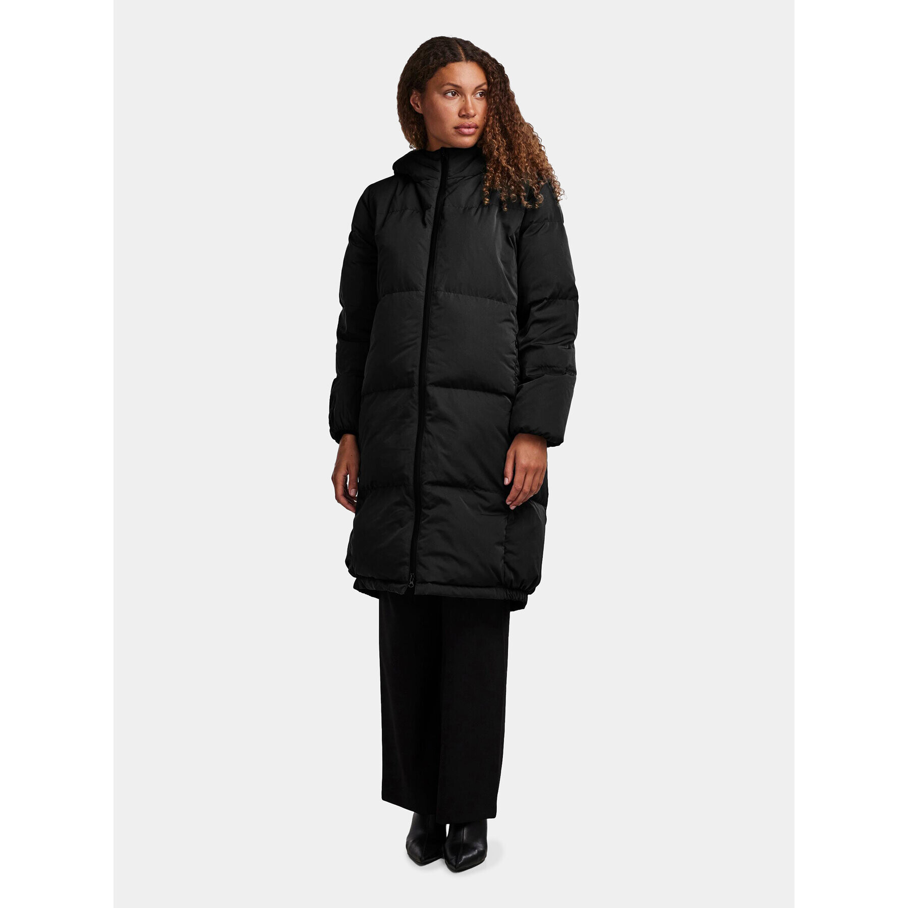 YAS Geacă din puf 26031874 Negru Regular Fit - Pled.ro