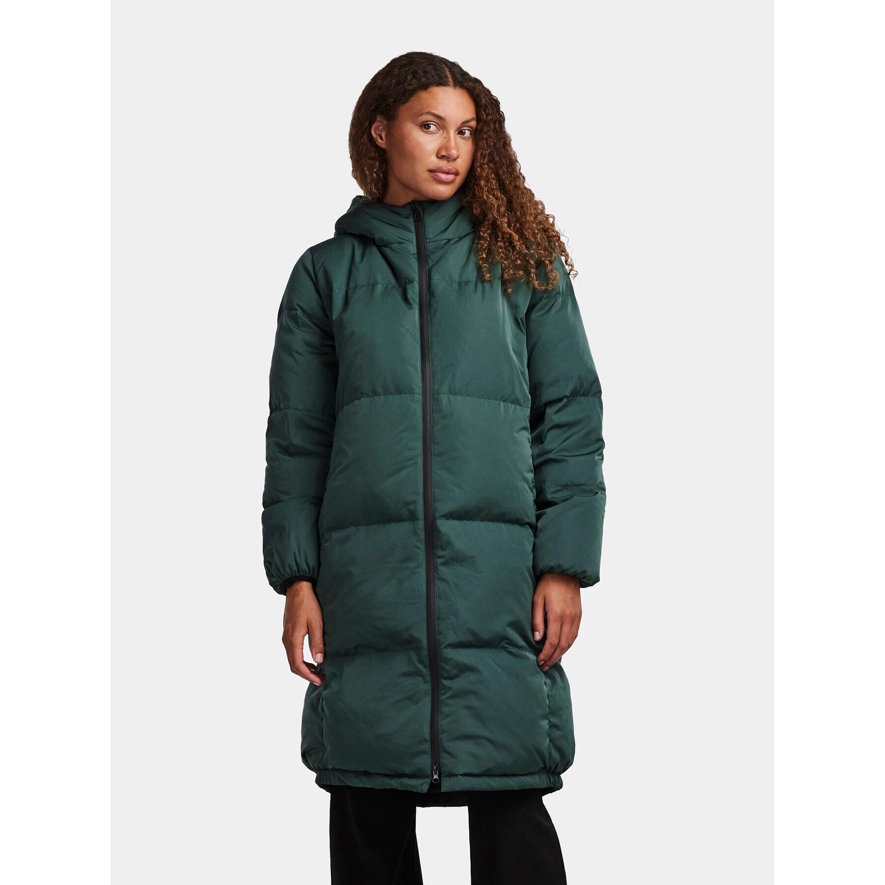 YAS Geacă din puf 26031874 Verde Regular Fit - Pled.ro