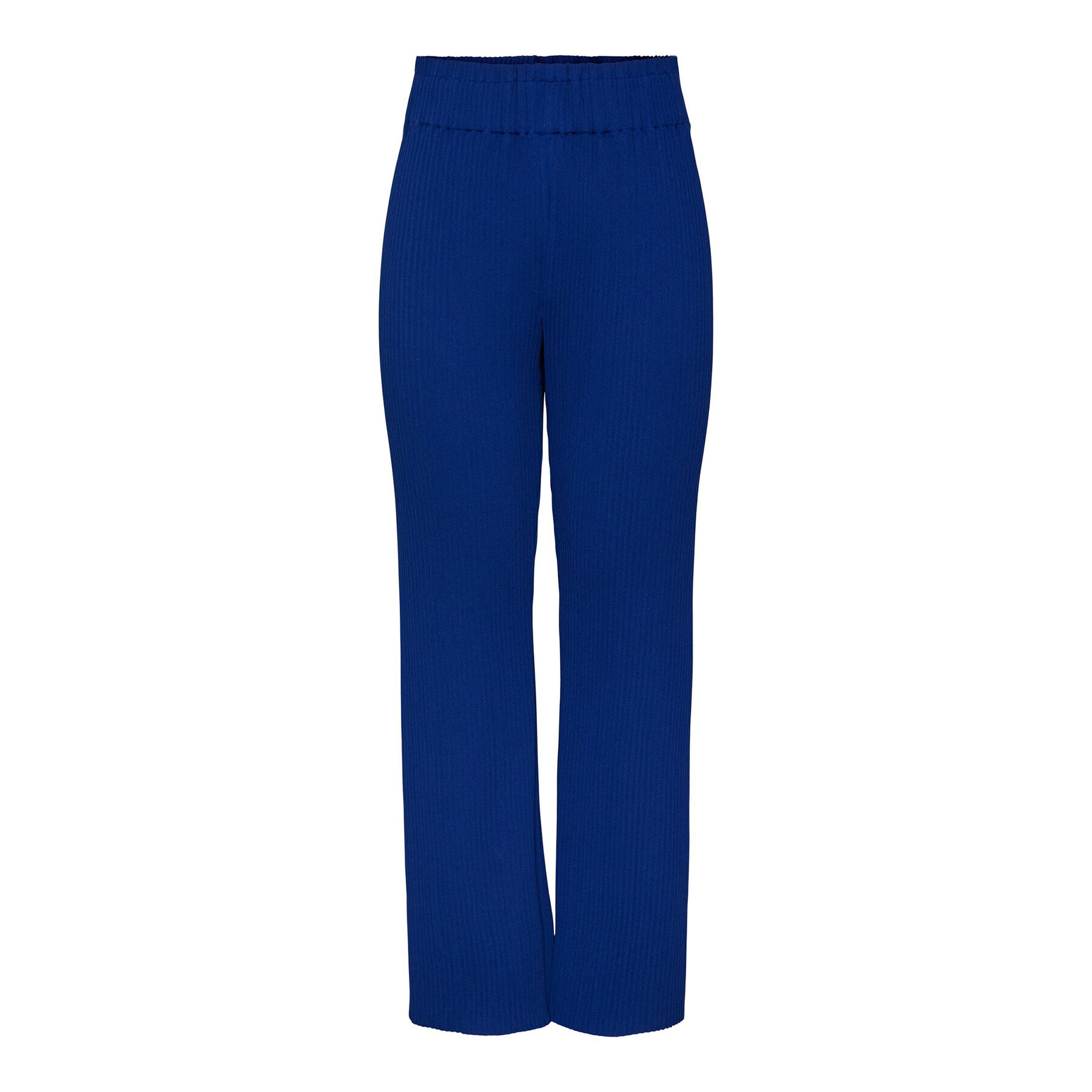 YAS Pantaloni din material 26028051 Albastru Regular Fit - Pled.ro