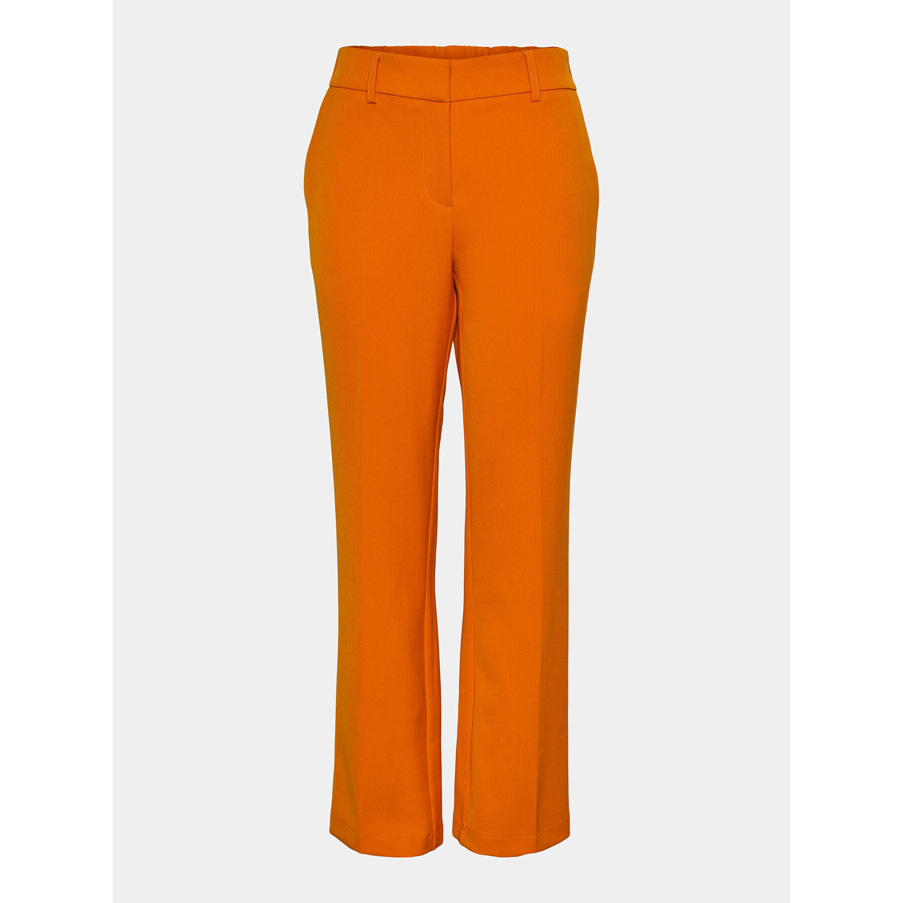 YAS Pantaloni din material Likka 26030744 Portocaliu Regular Fit - Pled.ro