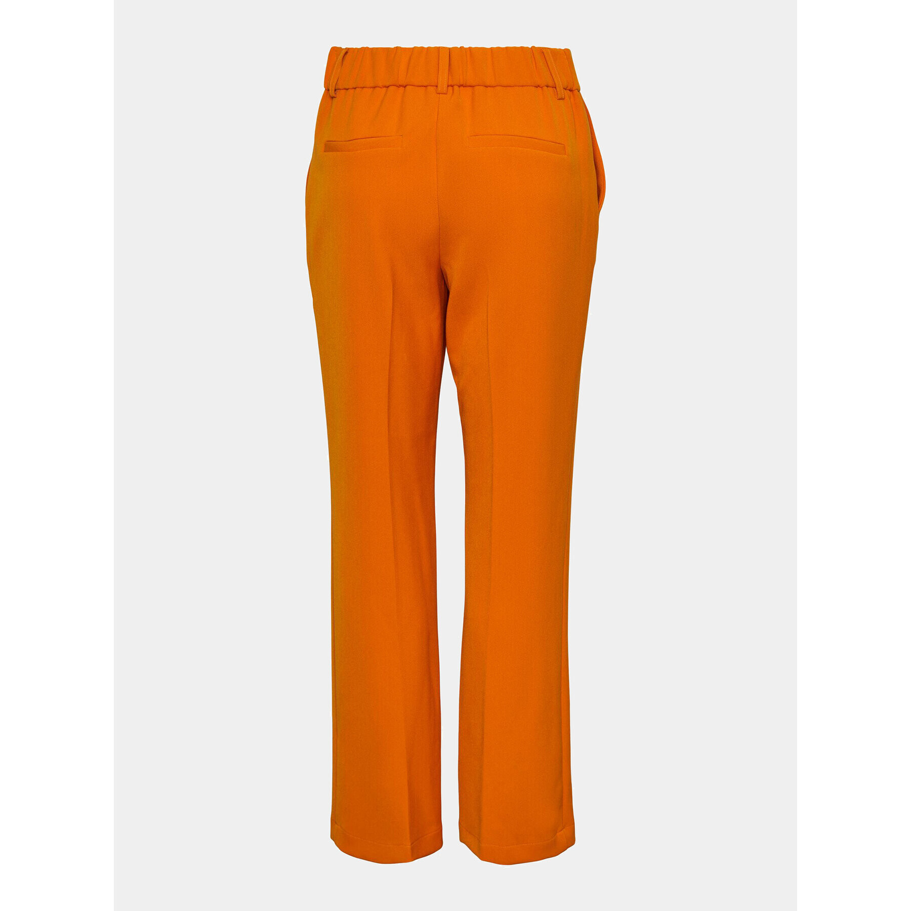 YAS Pantaloni din material Likka 26030744 Portocaliu Regular Fit - Pled.ro