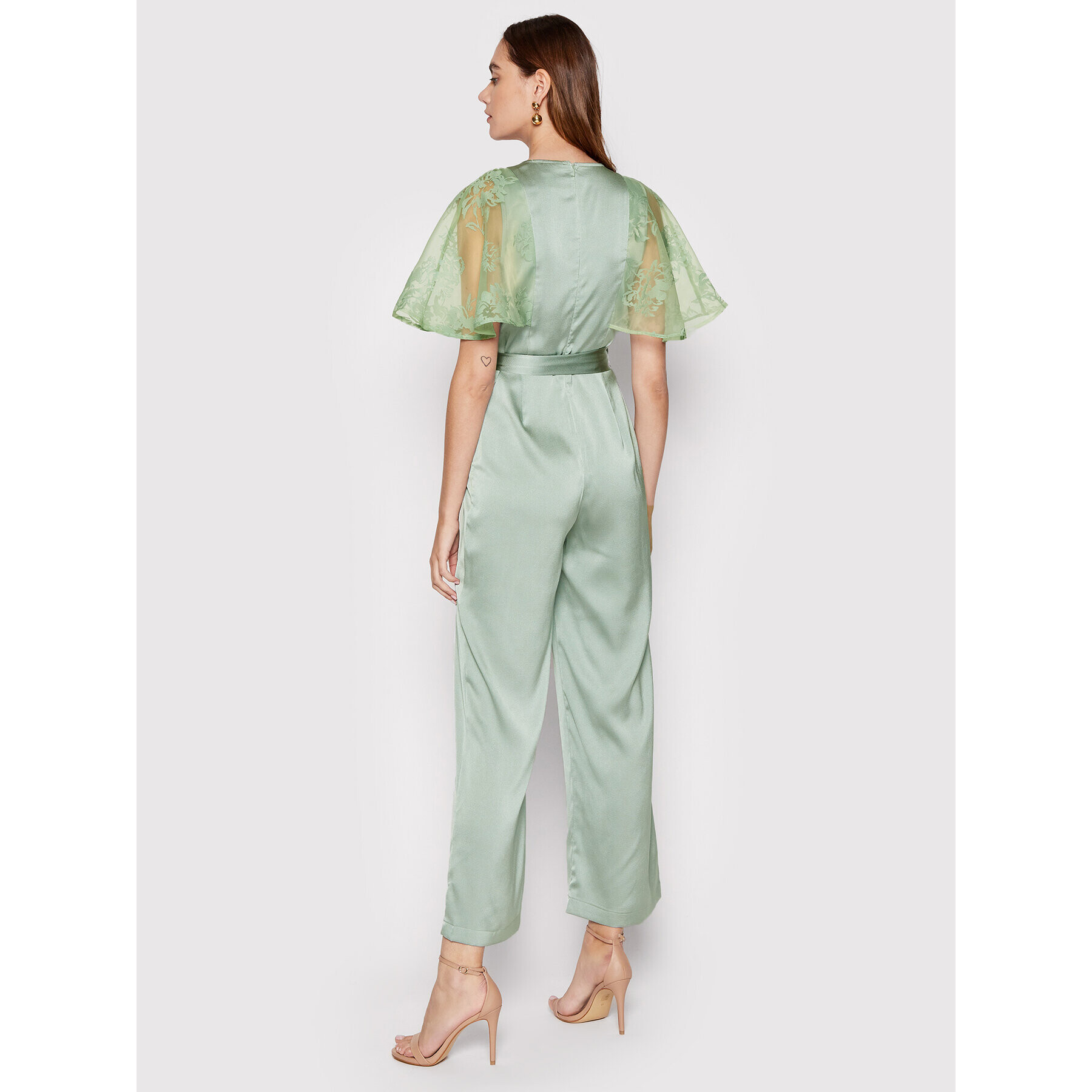 YAS Salopetă Felicia 26026492 Verde Regular Fit - Pled.ro