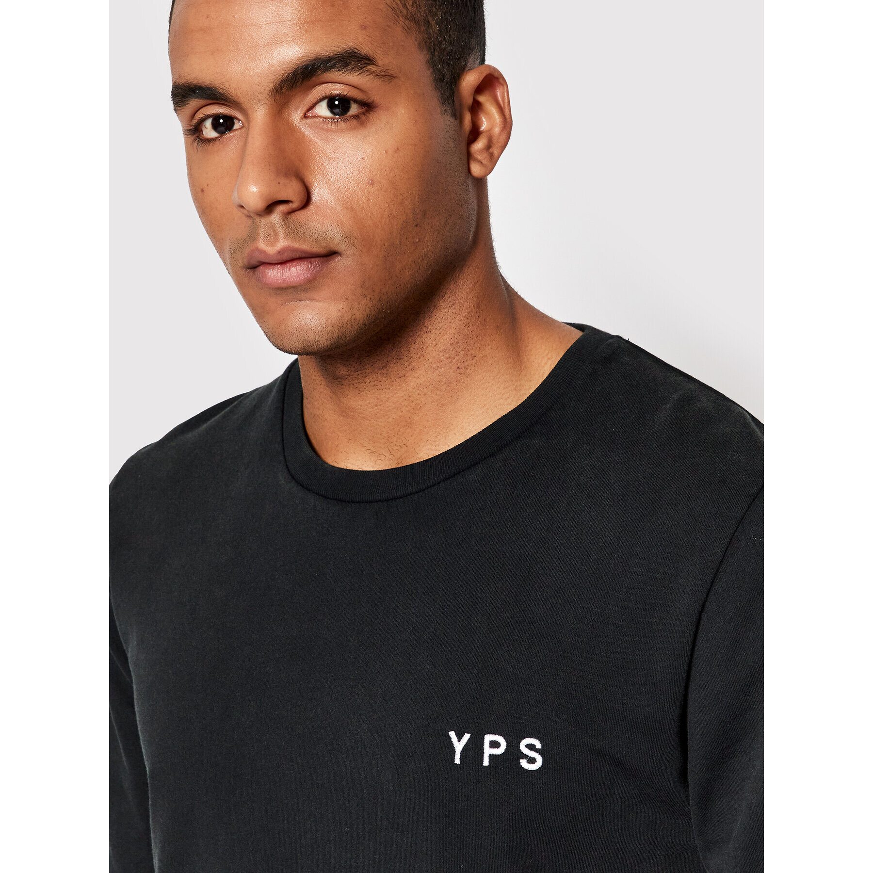 Young Poets Society Longsleeve Lio Spray 107368 Negru Regular Fit - Pled.ro