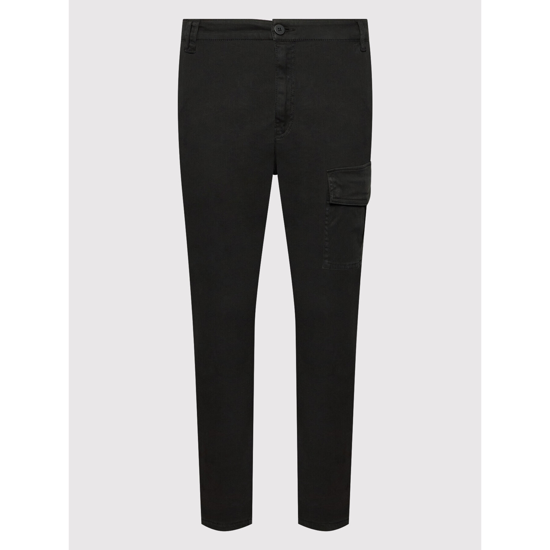 Young Poets Society Pantaloni din material Aris Cotton 106438 Negru Regular Fit - Pled.ro