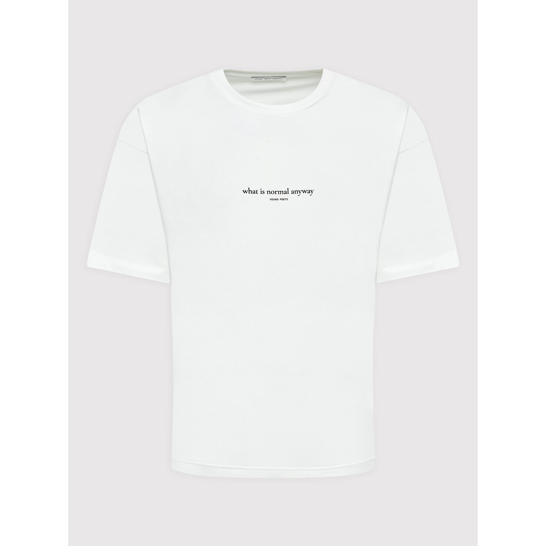 Young Poets Society Tricou Anyway Yoricko 107081 Alb Regular Fit - Pled.ro