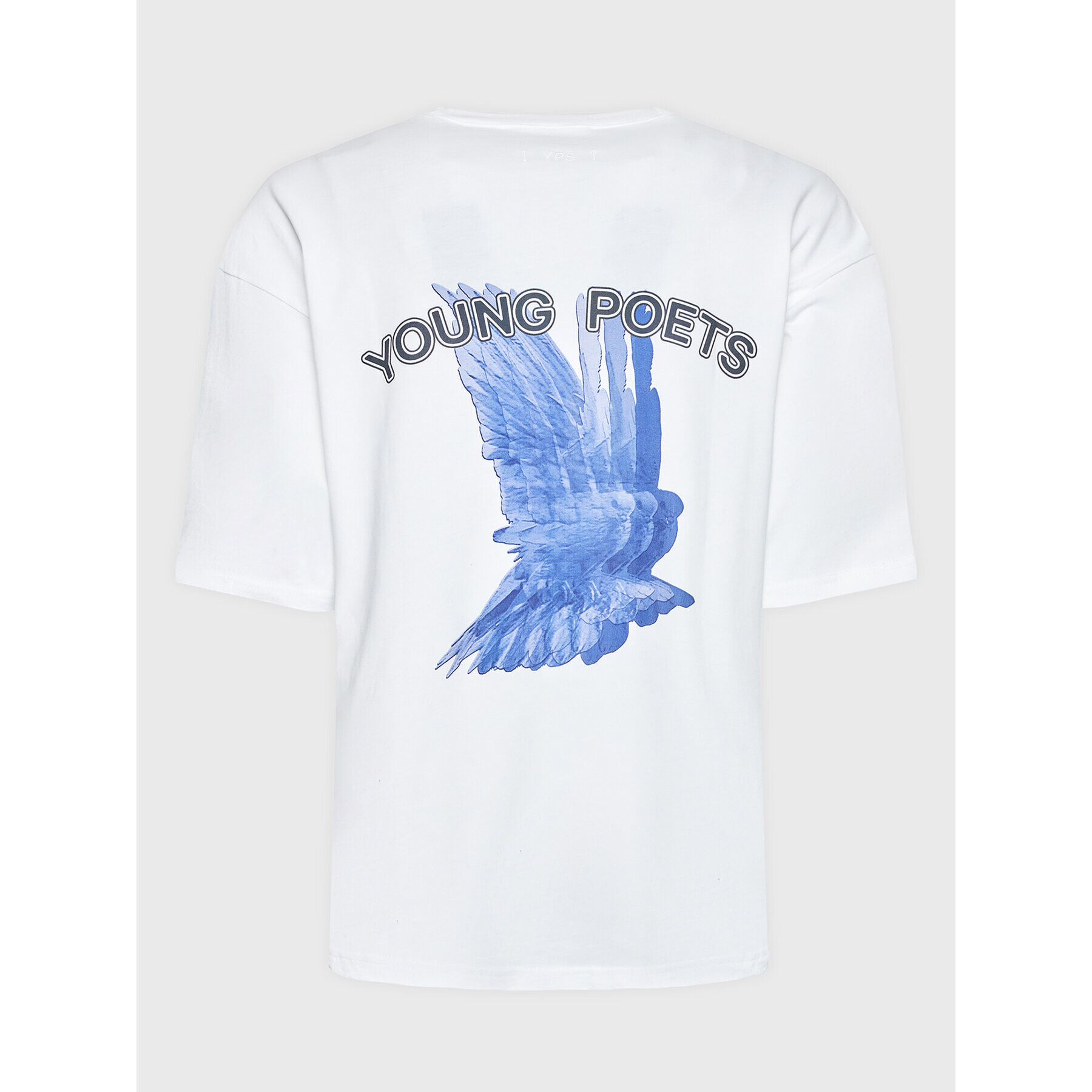 Young Poets Society Tricou Blurry Yoricko 107534 Alb Regular Fit - Pled.ro