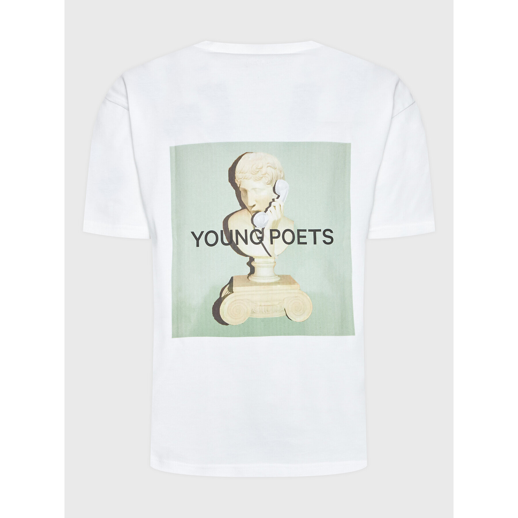 Young Poets Society Tricou Calls Nik 107532 Alb Regular Fit - Pled.ro