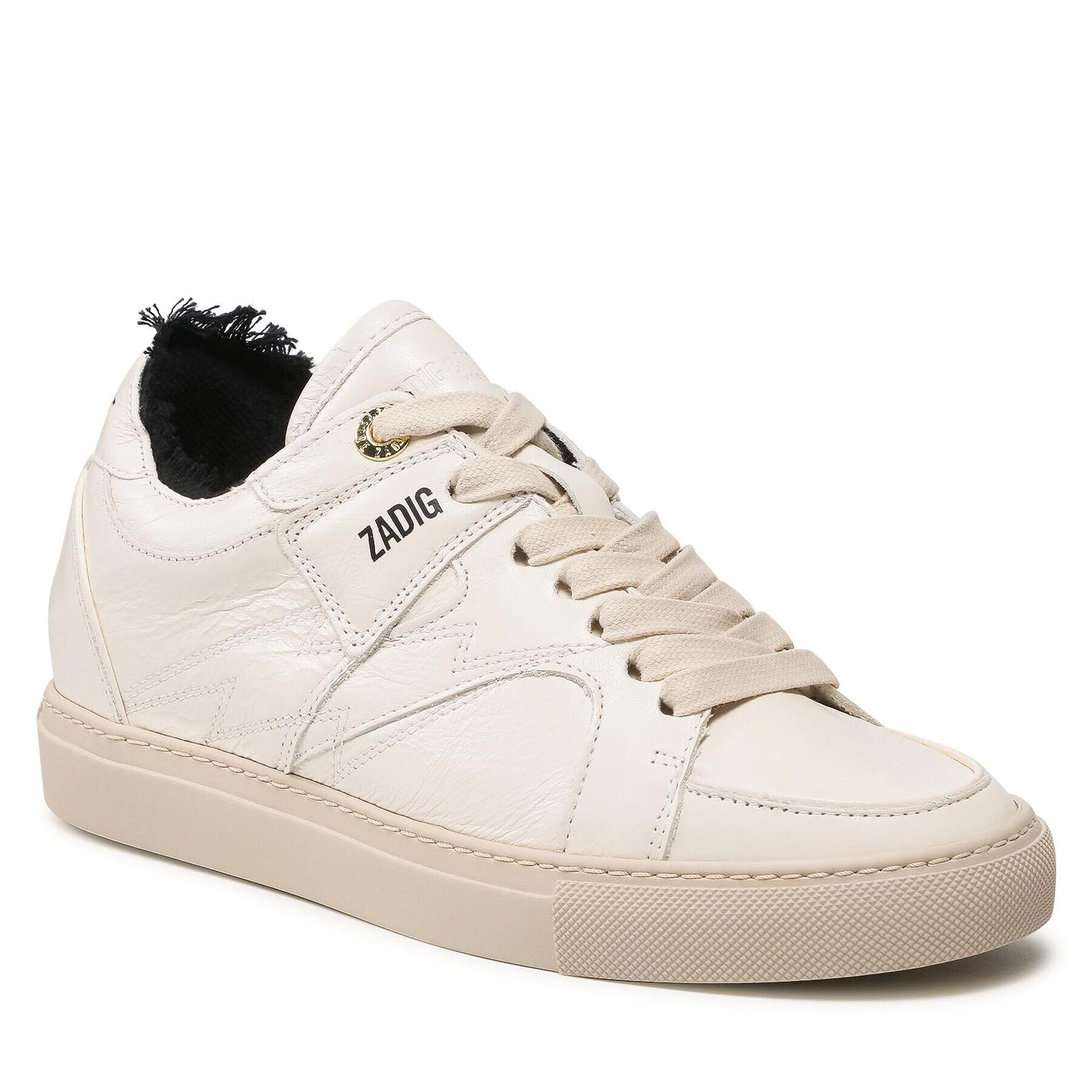 Zadig&Voltaire Sneakers Board Top Patch SKAB1704F Alb - Pled.ro