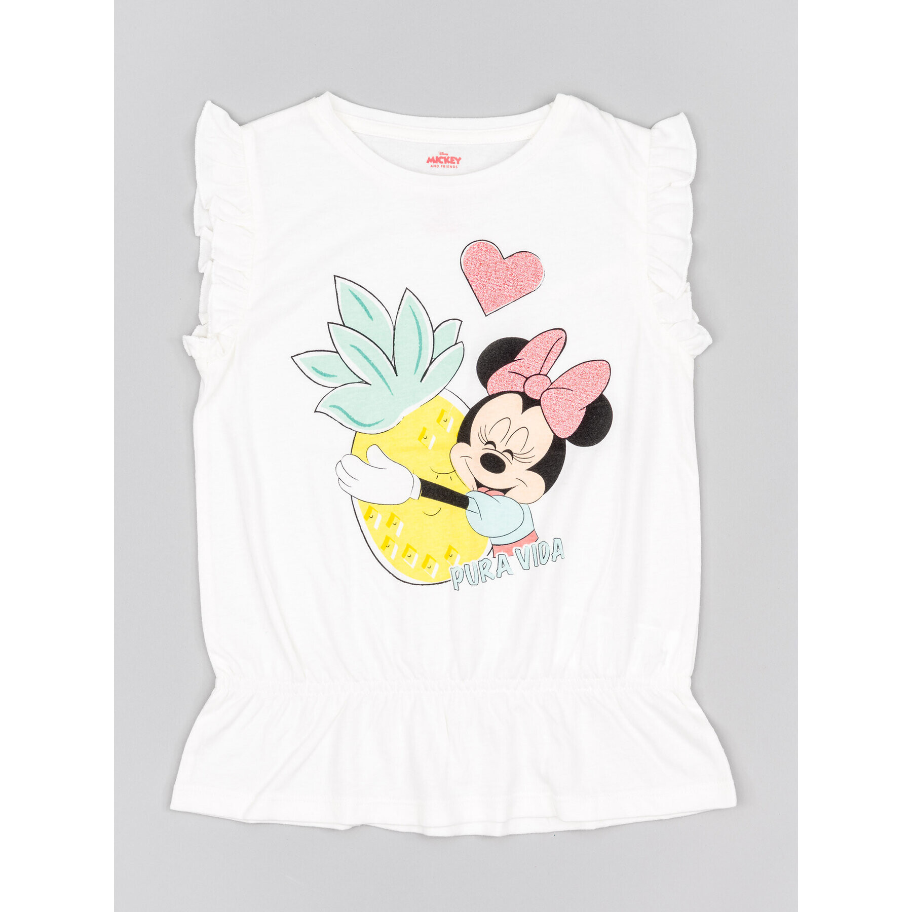 Zippy Tricou Myszka Minnie ZKGAP0303 23031 Alb Regular Fit - Pled.ro