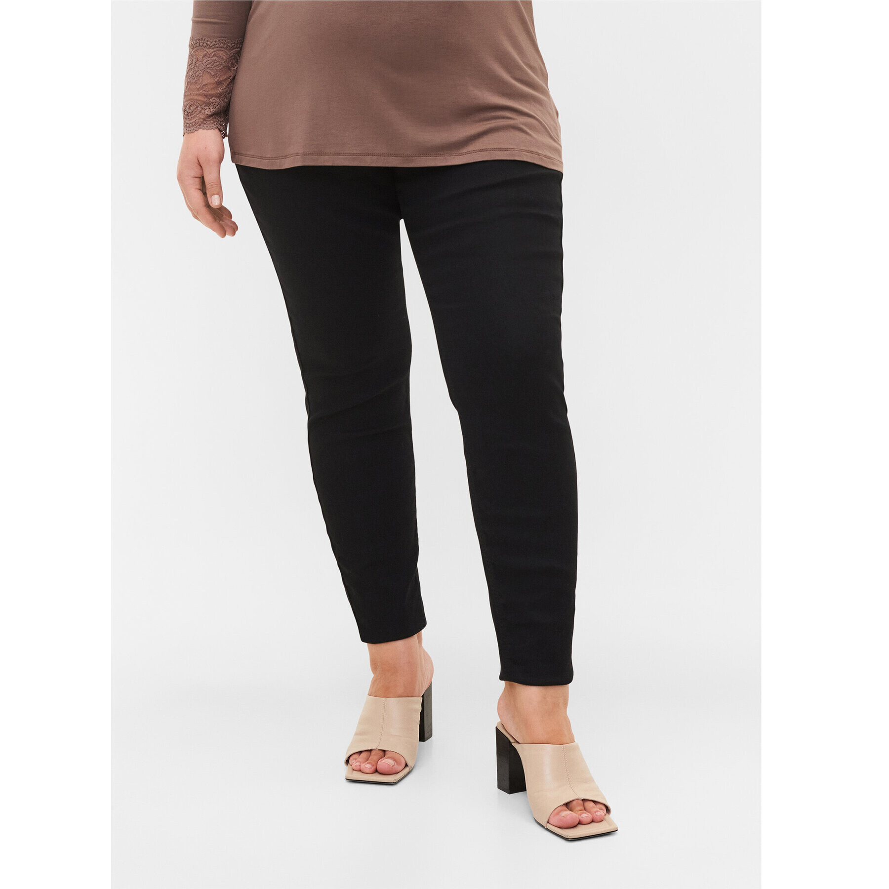 Zizzi Jeggings J20200F Negru Slim Fit - Pled.ro