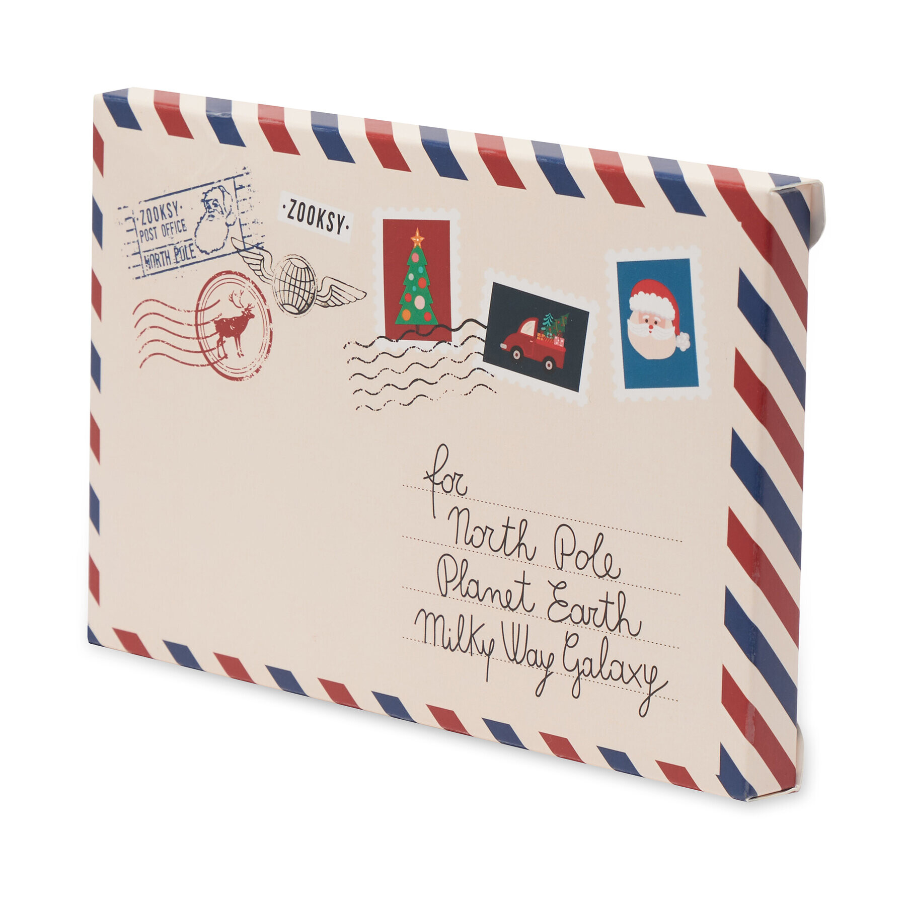 Zooksy Șosete Înalte Unisex Christmas Letter Bej - Pled.ro