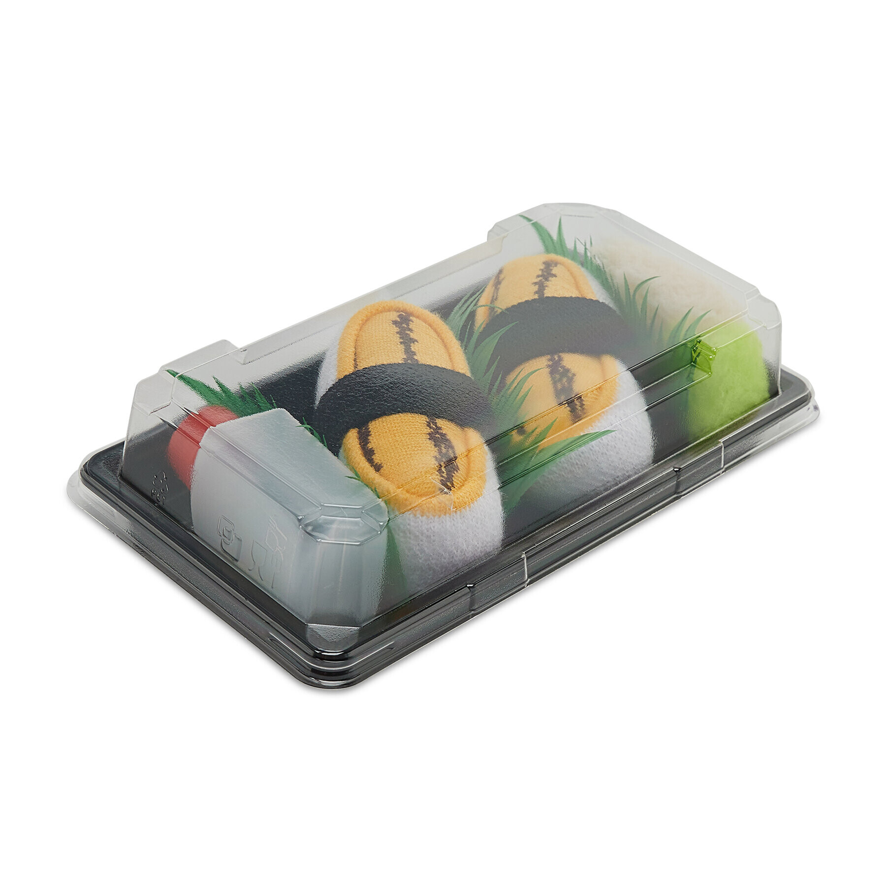 Rainbow Socks Șosete Înalte Unisex Sushi Socks Box Tamago Omelette Nigiri Galben - Pled.ro