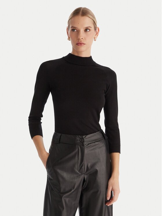 Access fashion Bluză cu gât 54-8072 Slim Fit
