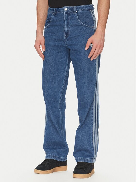 adidas Blugi adicolor Denim Firebird JC6234 Straight Fit