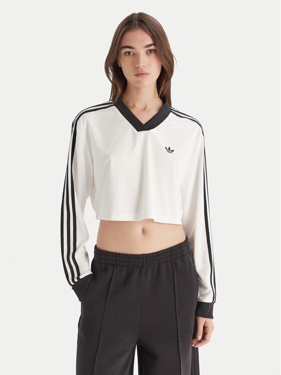 adidas Bluză adicolor Football Jacquard JV9740 Loose Fit