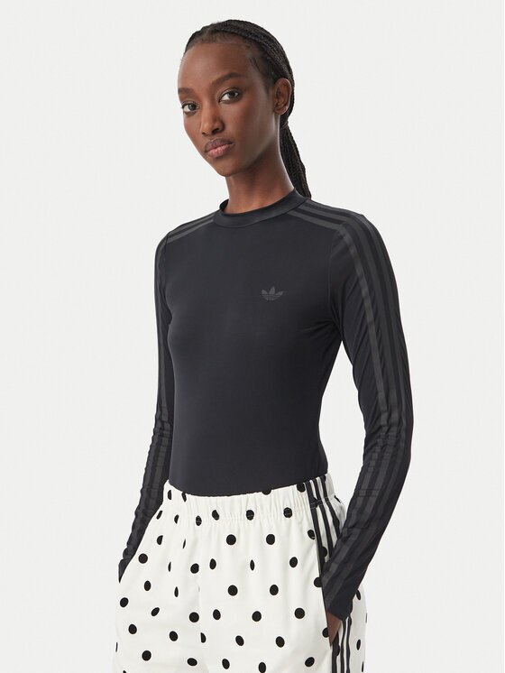 adidas Bluză Adiluna Season 2 X Jennie Sheer Long Sleeve Long-Sleeve Top LD8931 Regular Fit