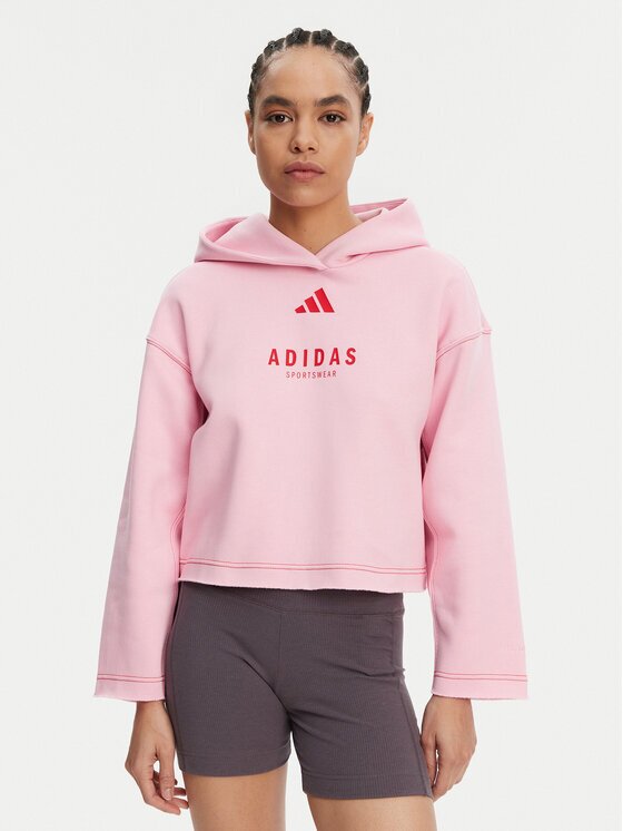 adidas Bluză ALL SZN Graphic JJ4519 Loose Fit