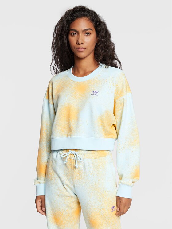 adidas Bluză Allover Print HL6600 Relaxed Fit
