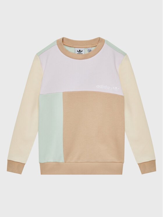 adidas Bluză Colorblock HK9818 Colorat Regular Fit