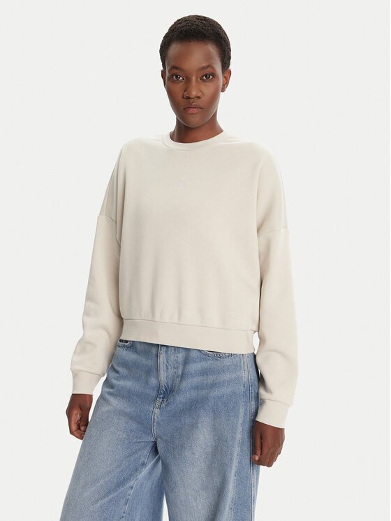 adidas Bluză Essentials Small Logo Feelcozy JI6069 Loose Fit