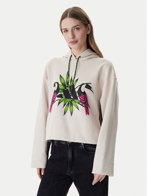 adidas Bluză Farm Rio KS8031 Écru Loose Fit