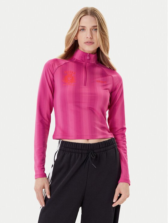 adidas Bluză Half-Zip Graphic Football JW3638 Regular Fit