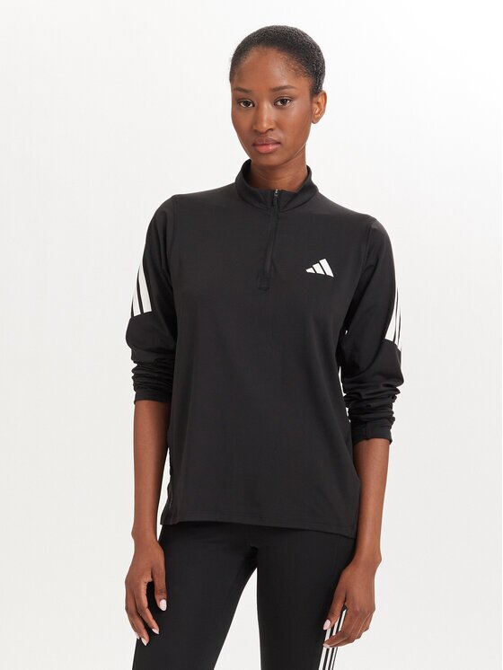 adidas Bluză tehnică Iconic Running JZ5149 Regular Fit