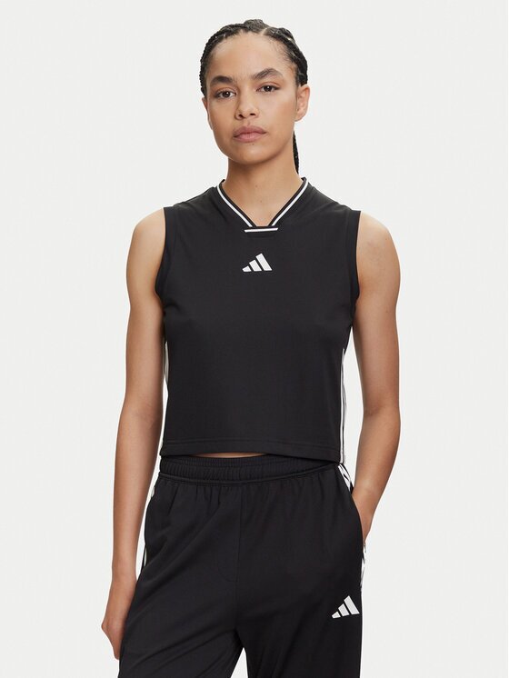 adidas Bluză Tiro Cut 3-Stripes Mesh JG4115 Regular Fit
