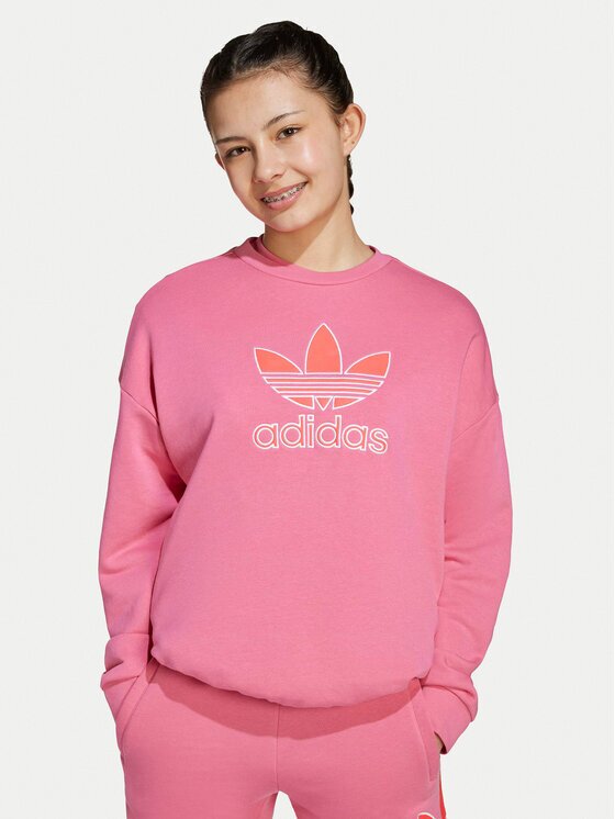 adidas Bluză Trefoil JV8571 Loose Fit